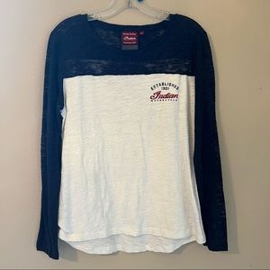 Indian Motorcycle long sleeve t-shirt Size M